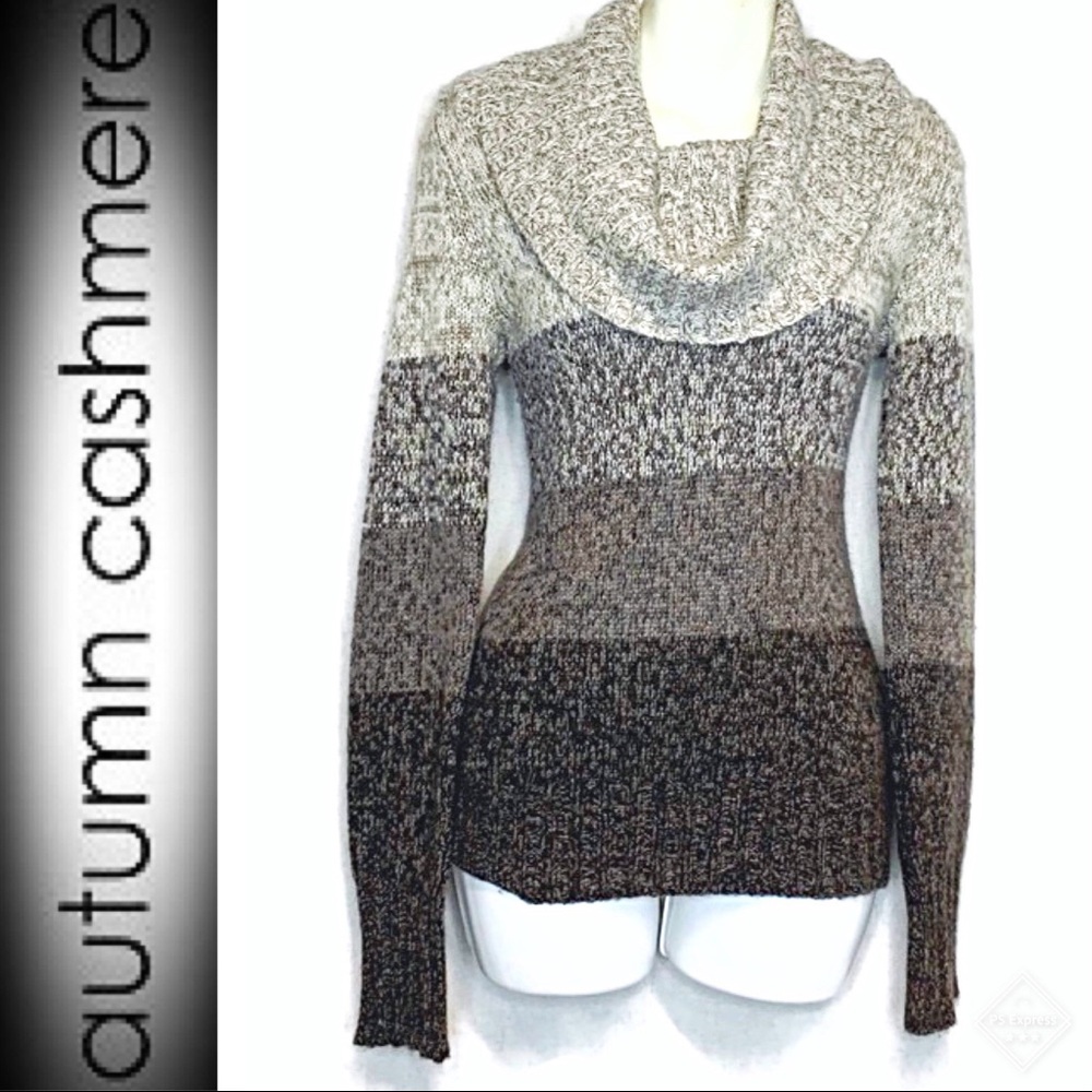 Autumn Cashmere STUNNING Long Sleeve Cowle Neck XS